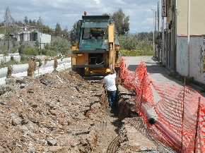 scavi lungo linea